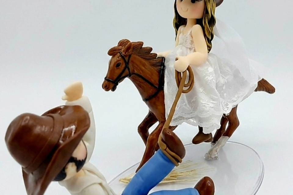 Topo de bolo personalizado com