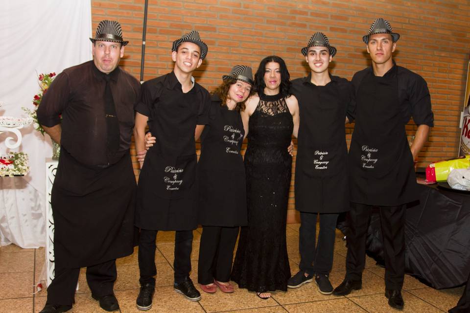 Equipe do buffet