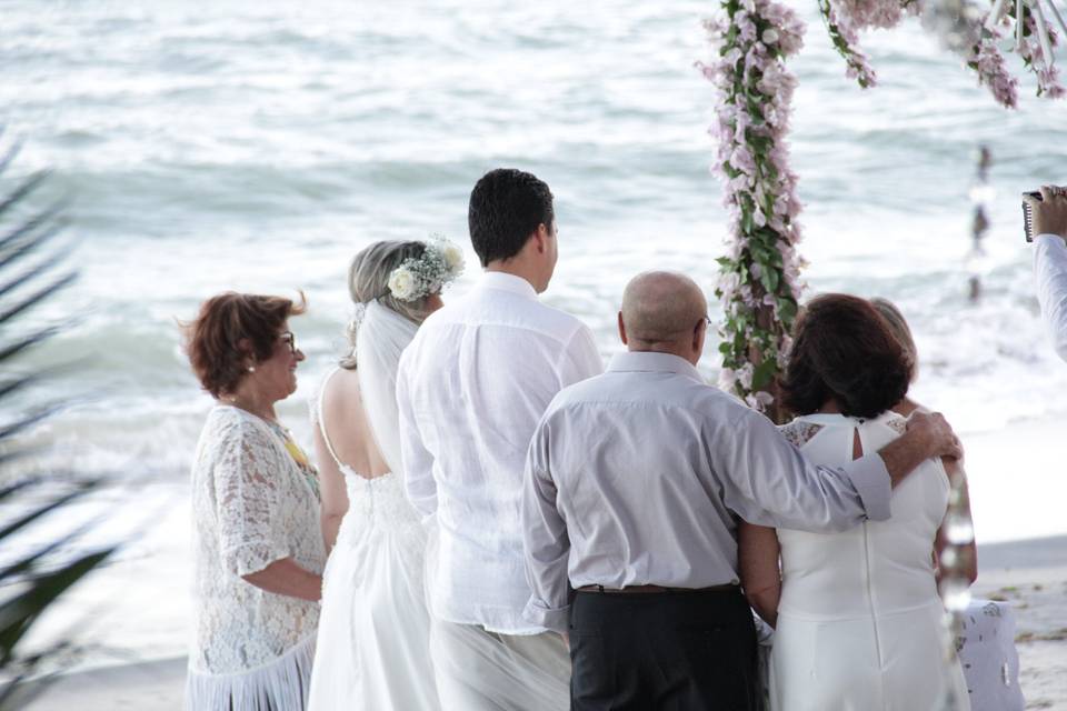 Noiva-Casamento na Praia