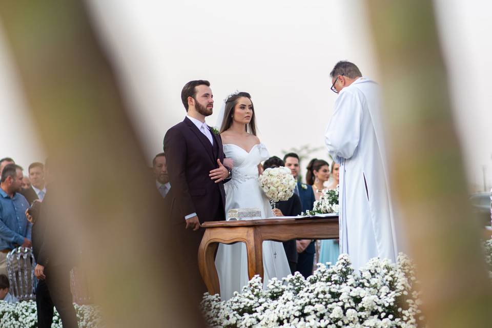 O casamento ao ar livre