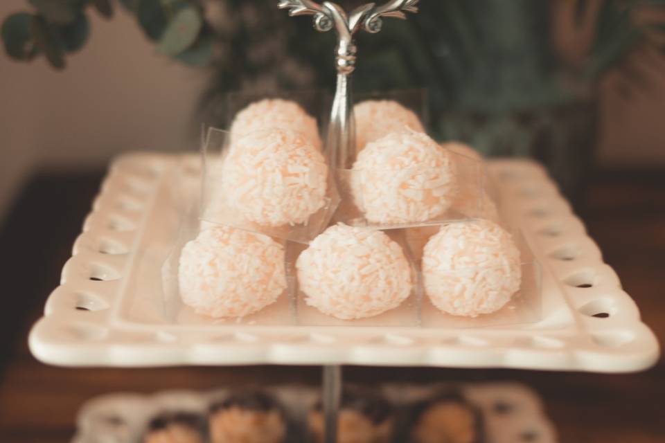 Casadinho e brigadeiro tapioca