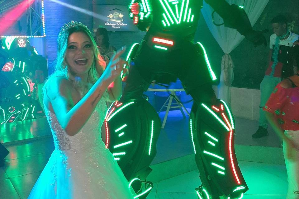 Mega Robô de Led