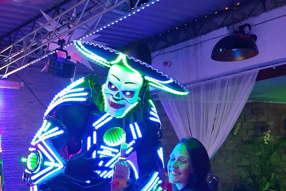 Mega Robô de Led