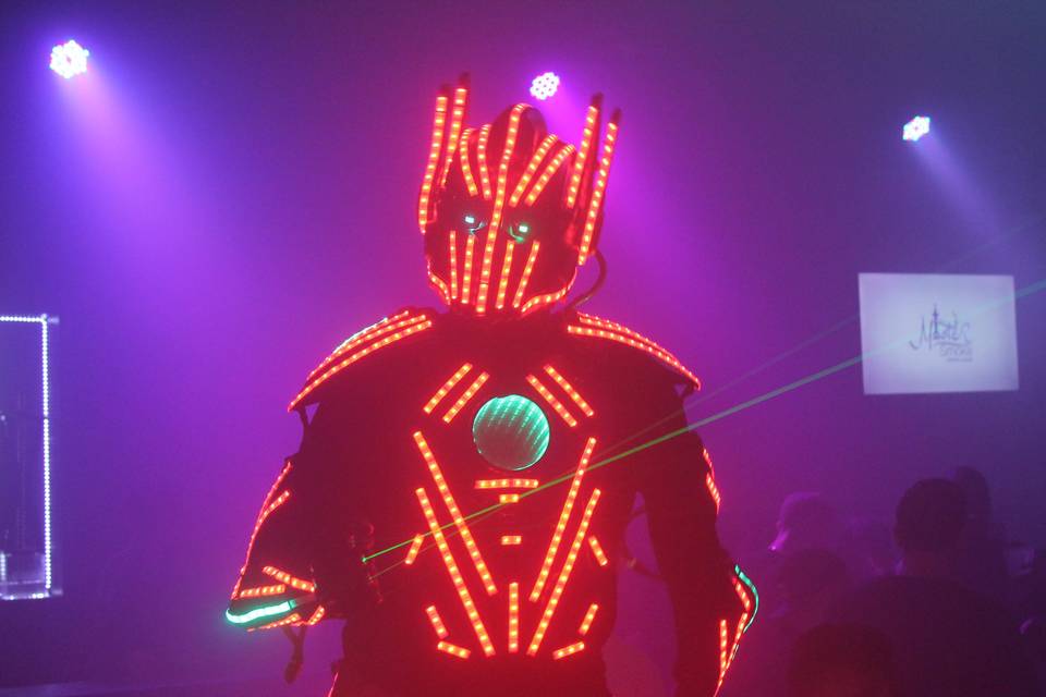 Mega robô de led