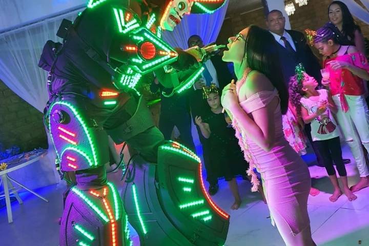 Mega Robô de Led