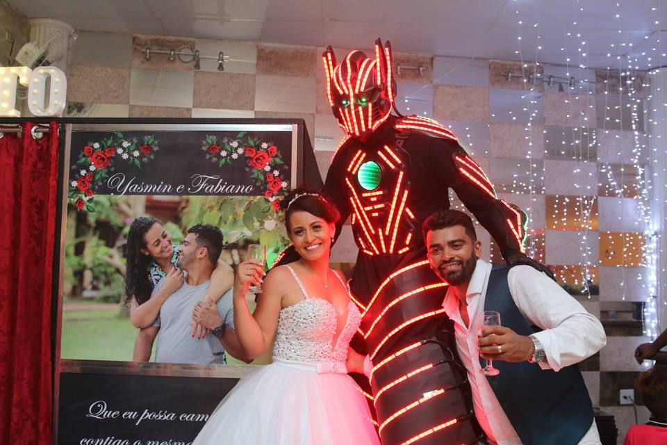 Mega Robô de Led