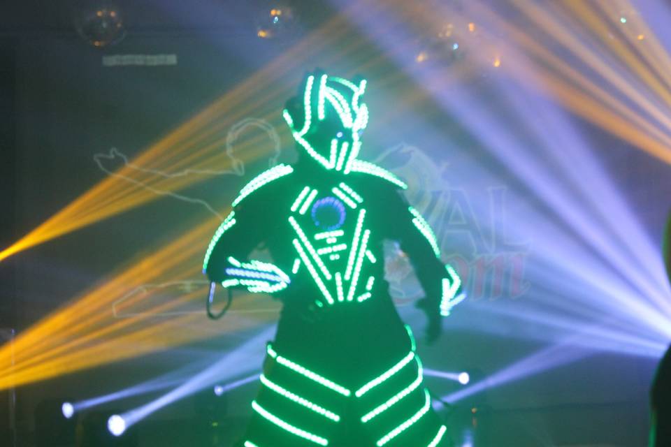 Mega robô de led