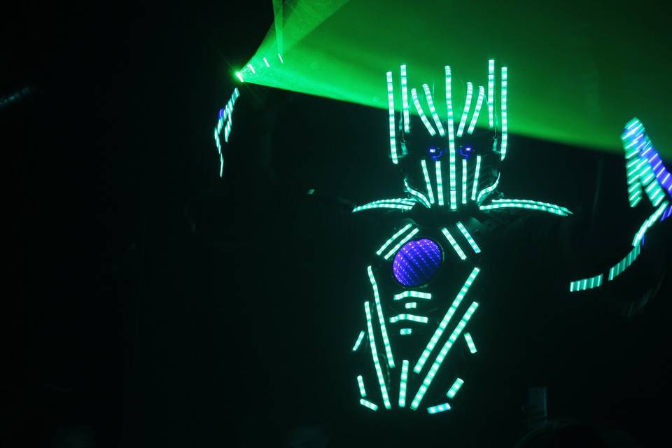 Mega robô de led