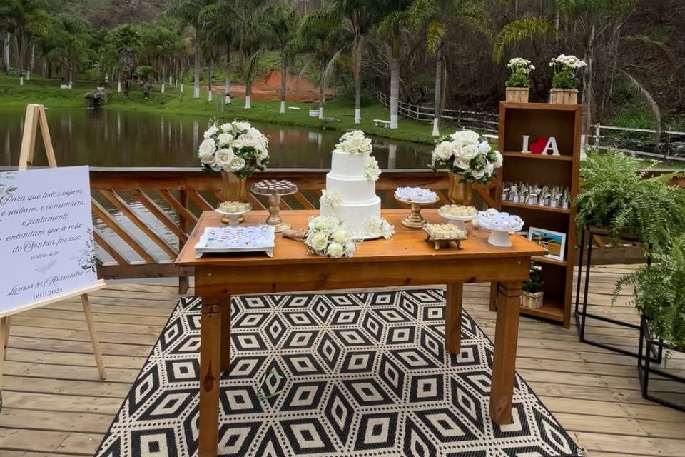 Decoração no Deck