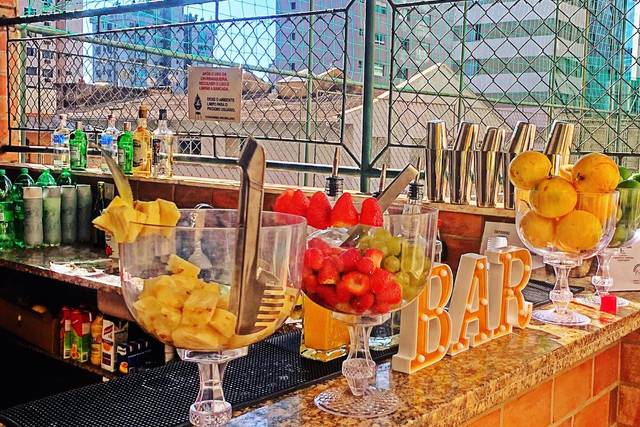Ampla variedade de bebidas