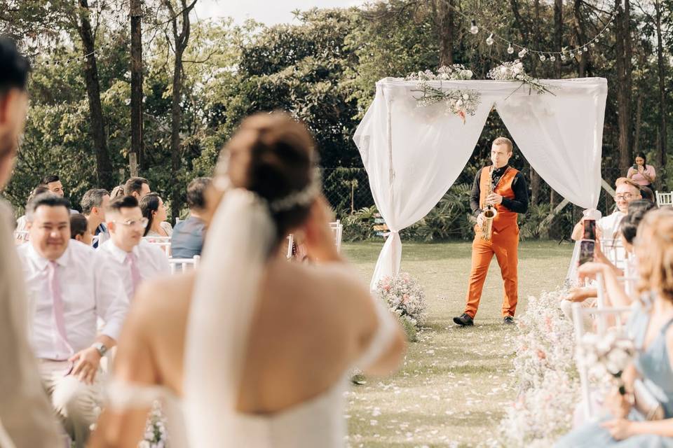 Serenata No meio da Cerimônia?