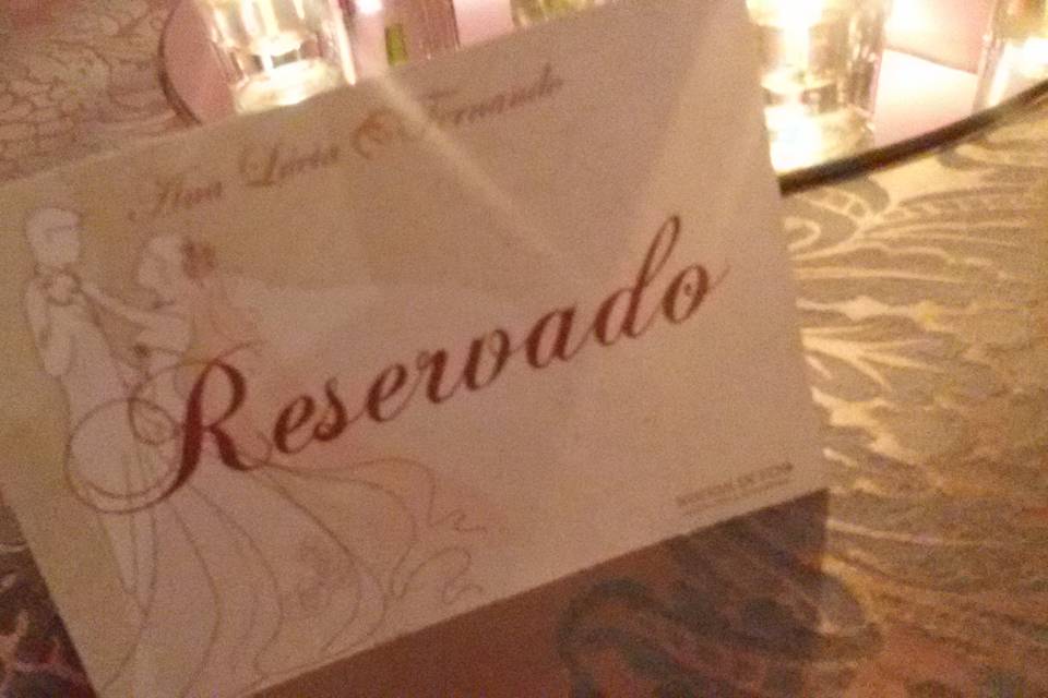 Reserva de mesas