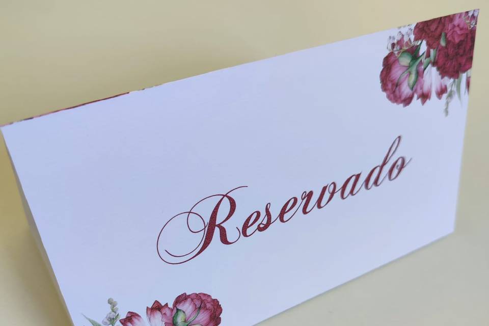 Reservado de Mesa Casamento