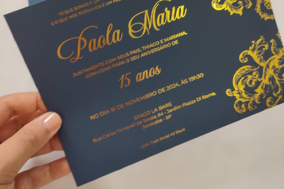 Convite 15 Anos Bela e a Fera
