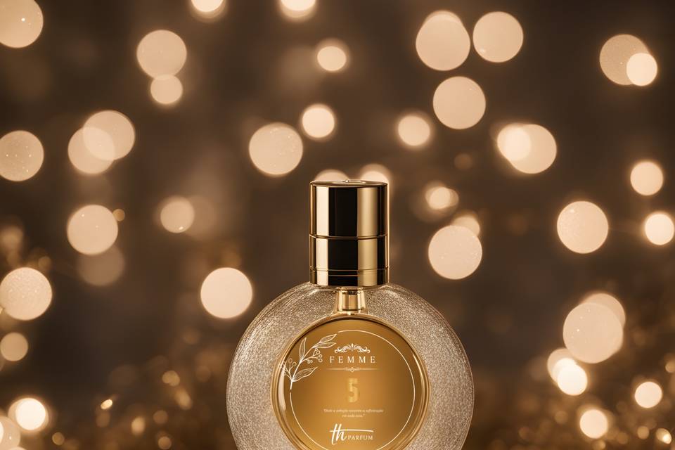 Vidros de perfumes femininos