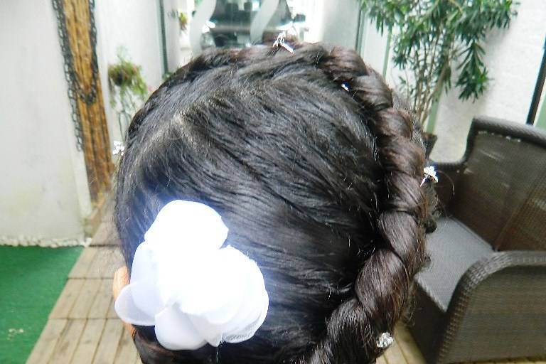 Penteado Florista/Dama e Honra