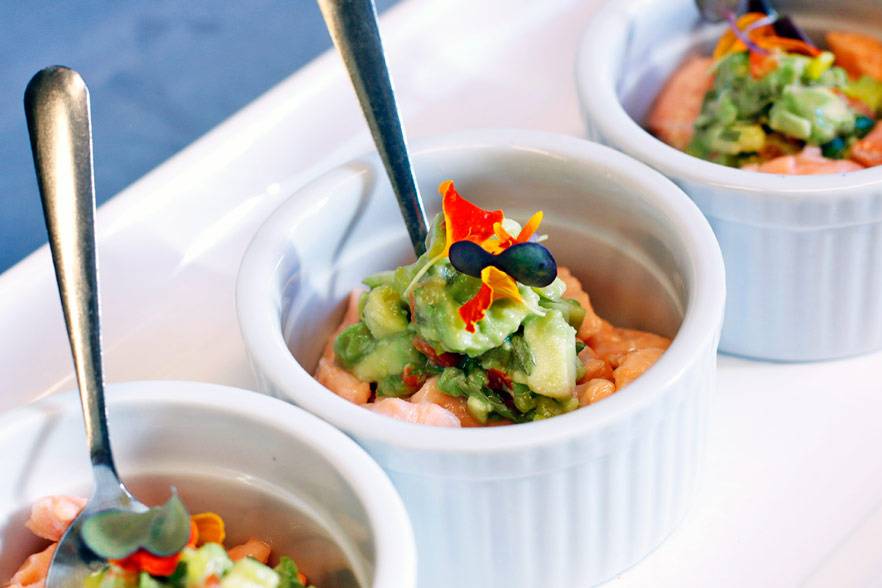 Tartar salmão com avocado