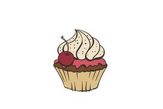 Doce cupcake logo