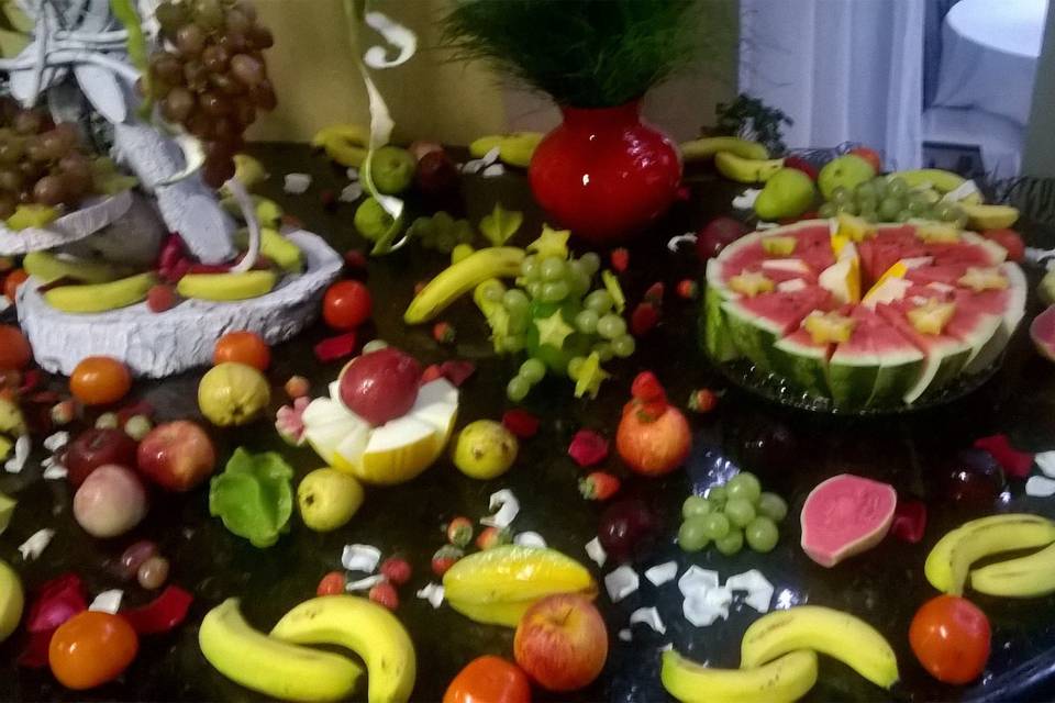 Frutas decoradas