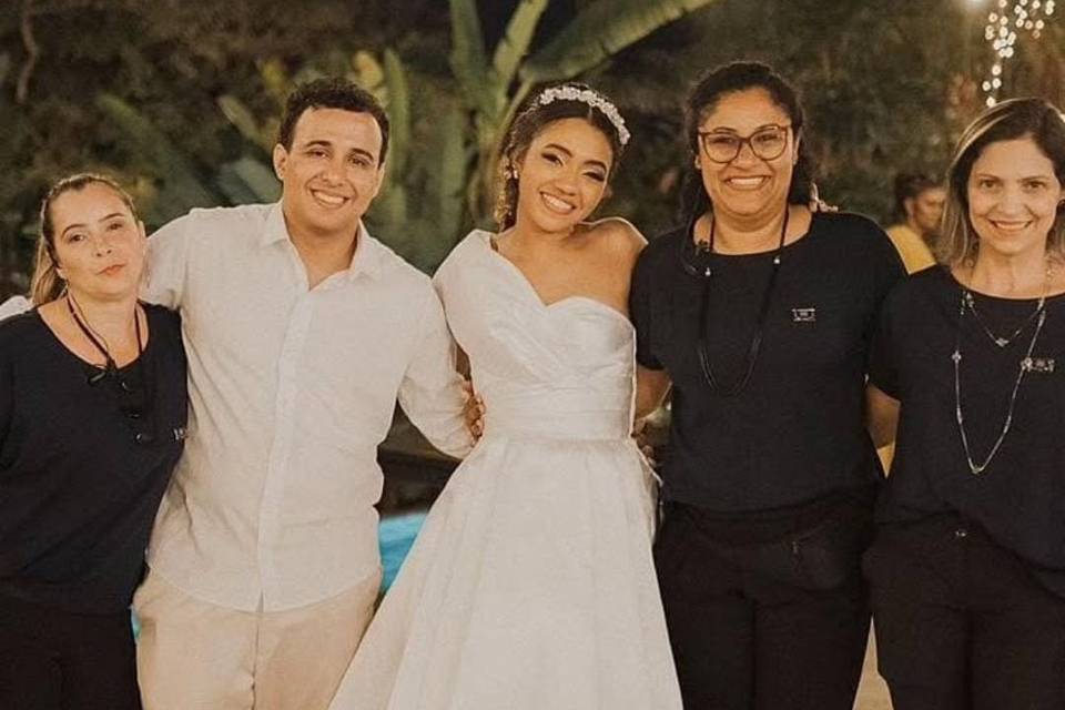 Noivos Erick e Victoria
