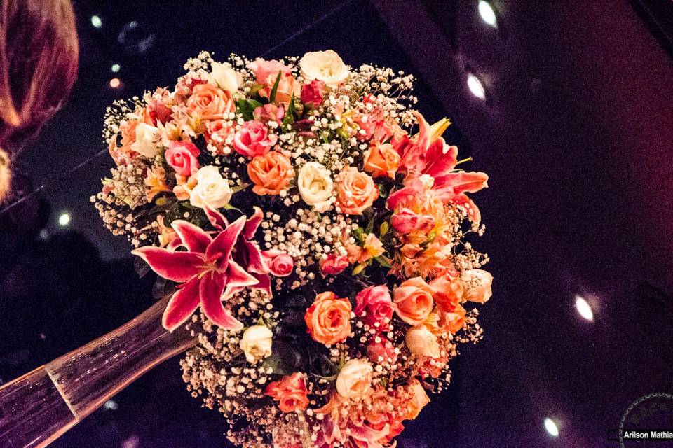 E vejo flores em você