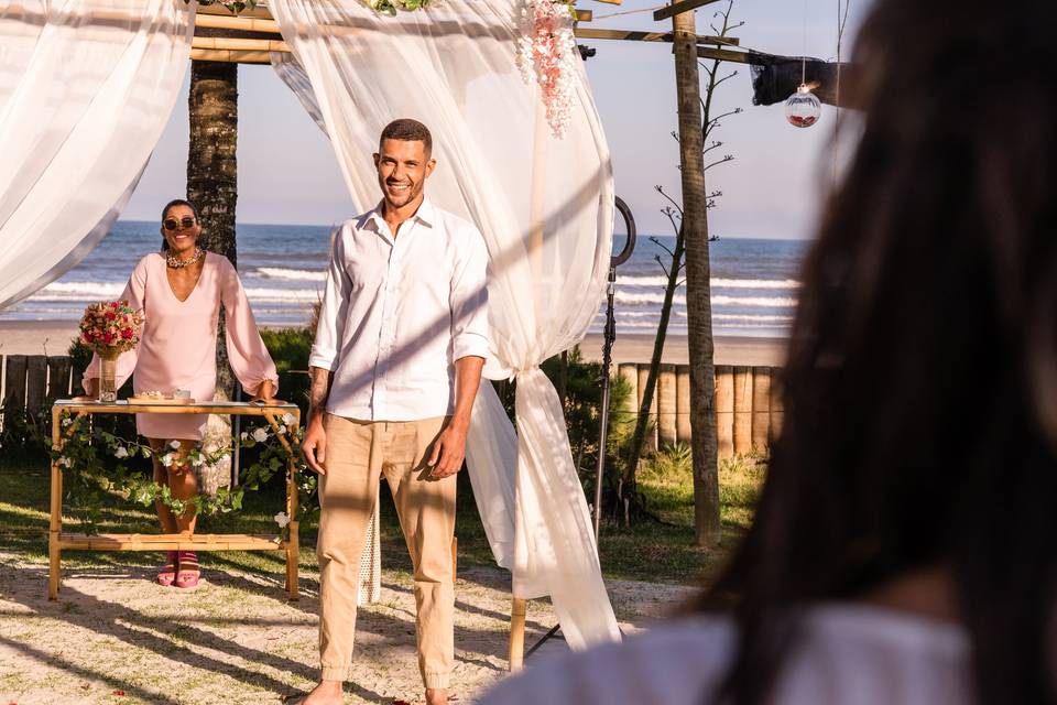 Renovação de Votos na Praia