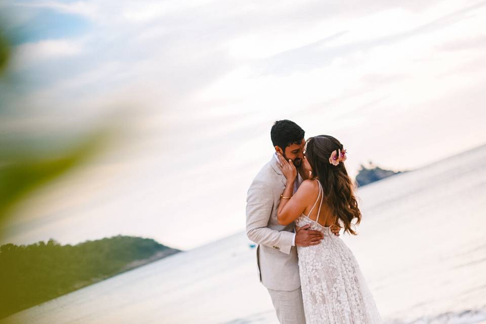 Casamento praia de Toque Toque