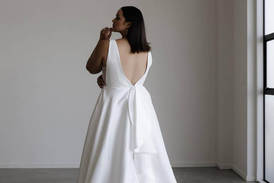 Vestido de noiva Minimalista