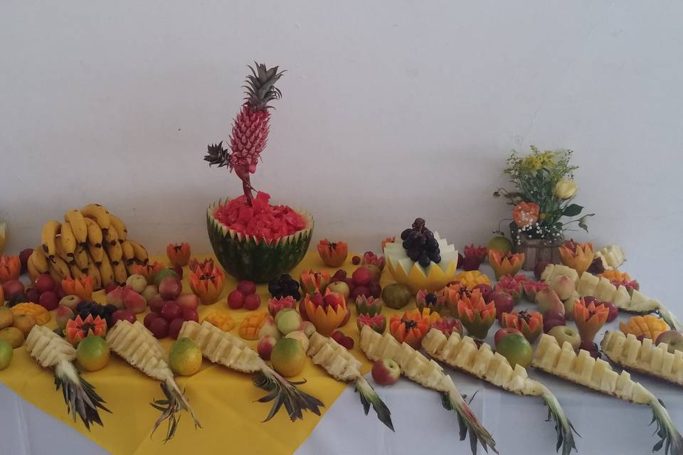 Mesa de frutas