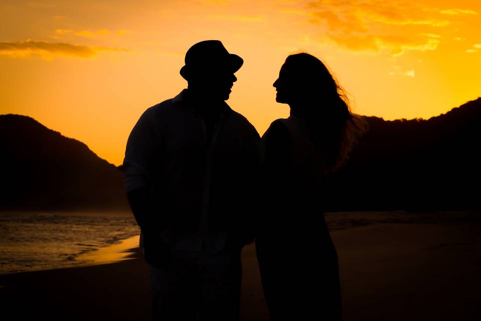 Ensaio ao entardecer