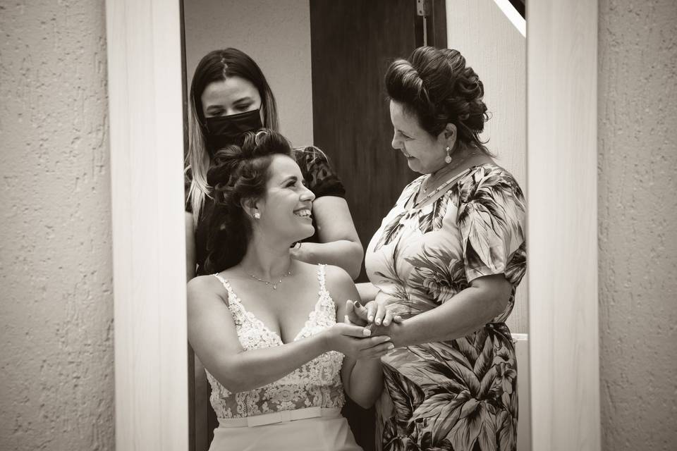 Making of mãe e filha