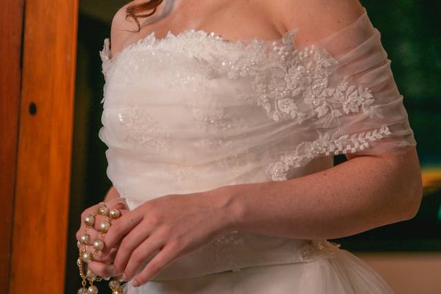 Vestidos rebordados