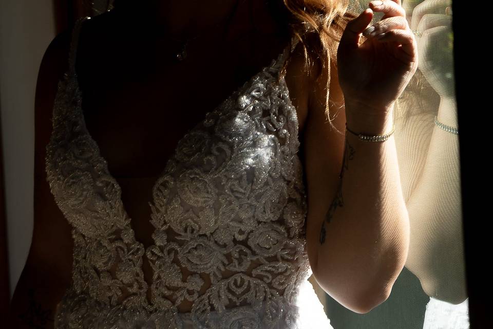 Noivos em casamento