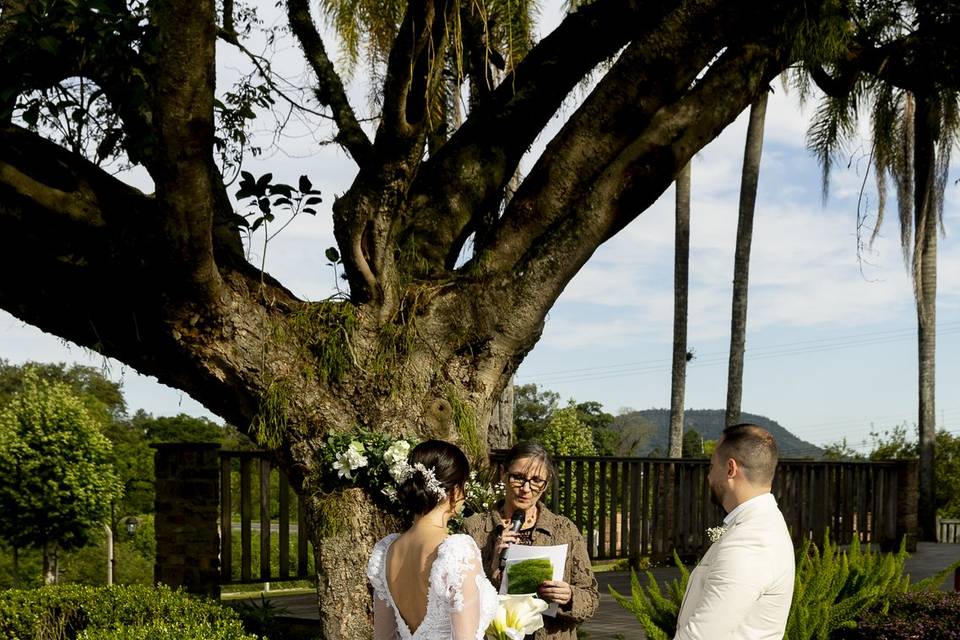 Casamento beleza da cena