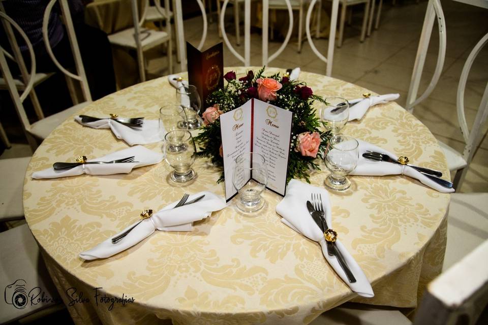 Menu de casamento