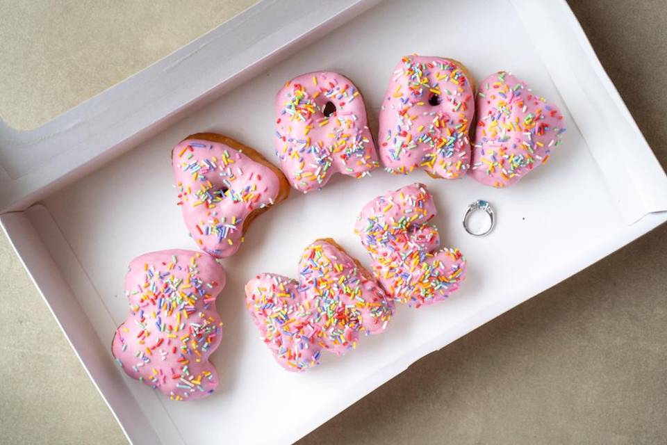 Brindando amor com donuts ♥