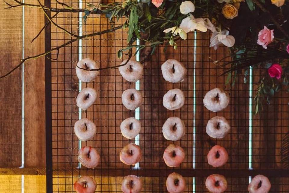 Donuts pequenos - Flores
