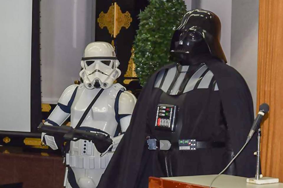 Cosplay Vader e Trooper