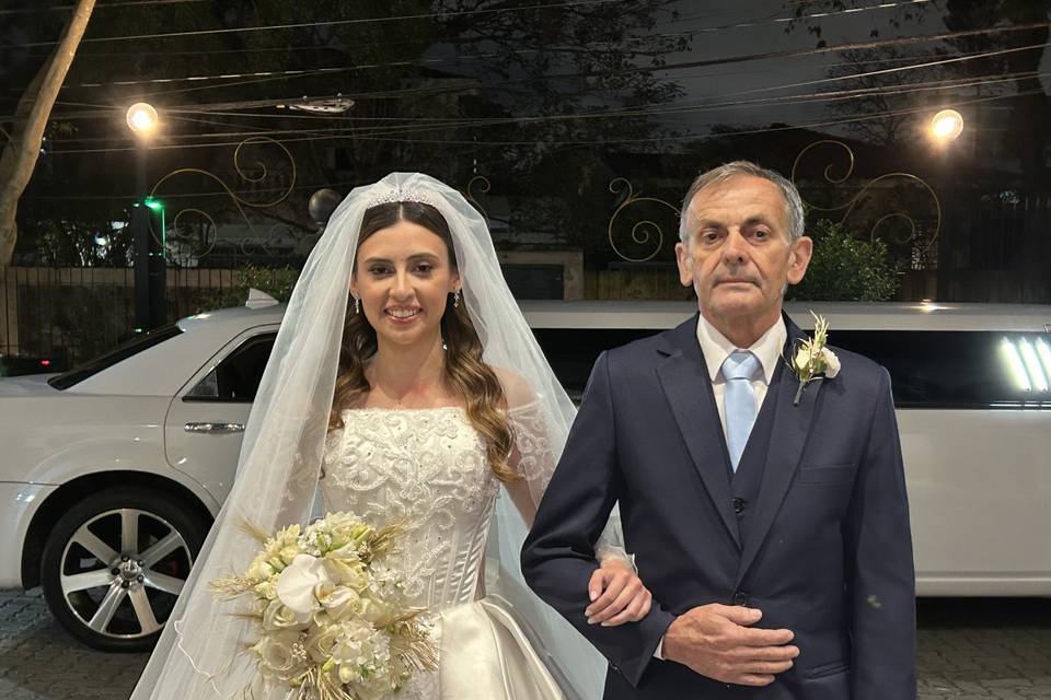 Noiva e seu pai