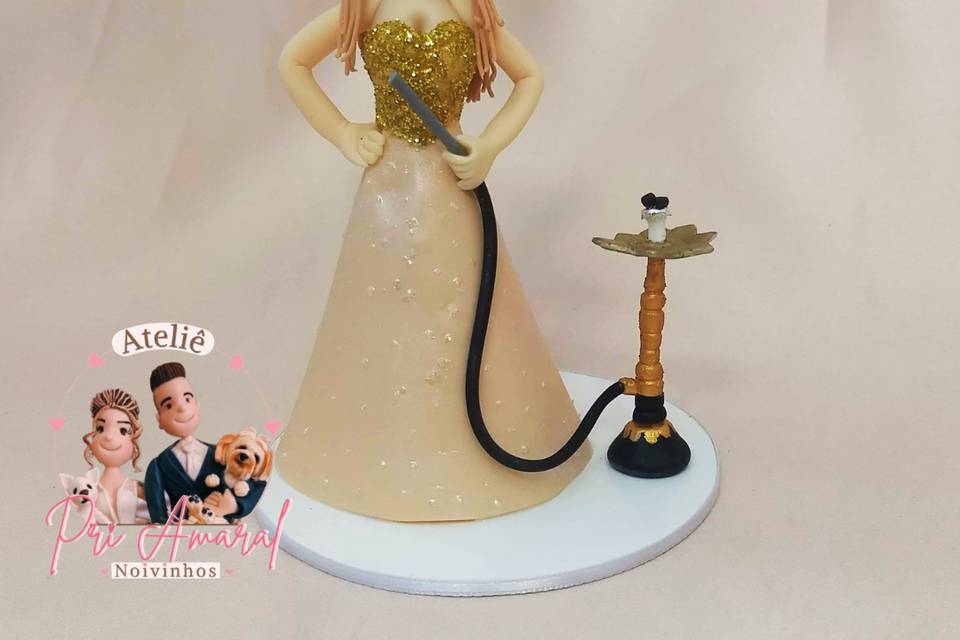 Noivinhos em Biscuit