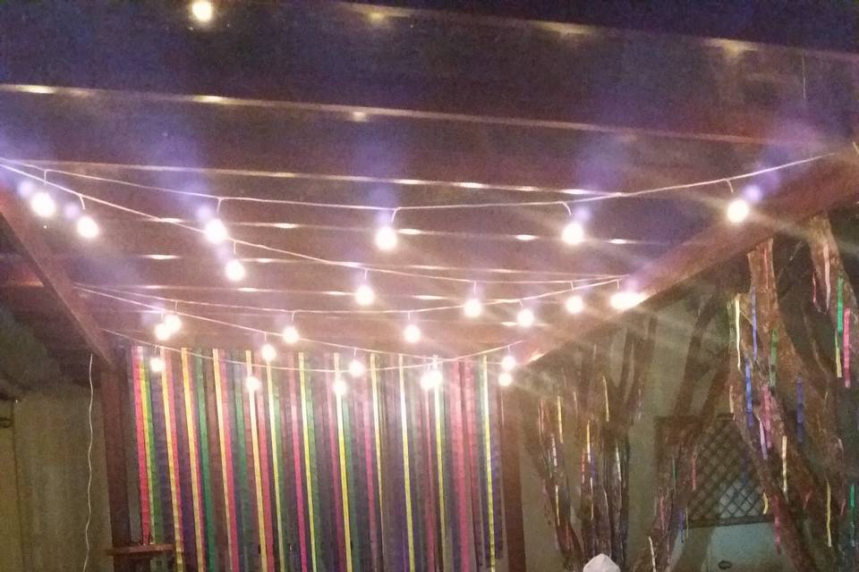 Na decoração de um casamento