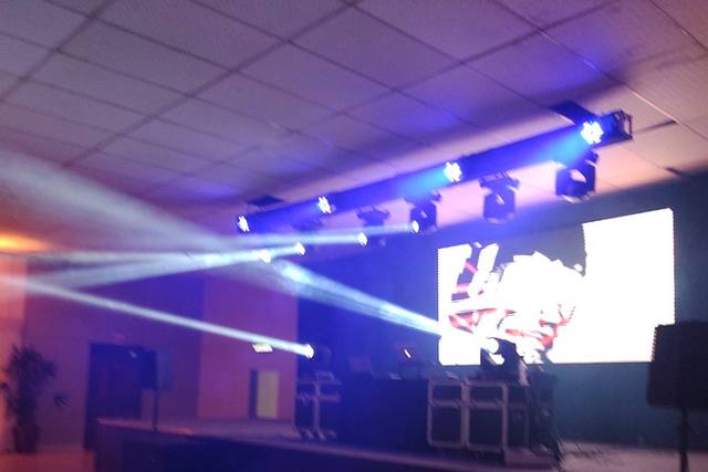 Beam e painel de led