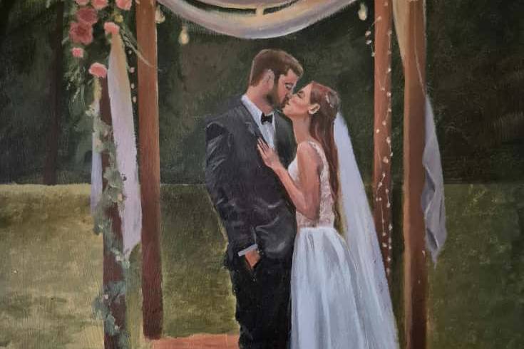 Pintura em Casamento