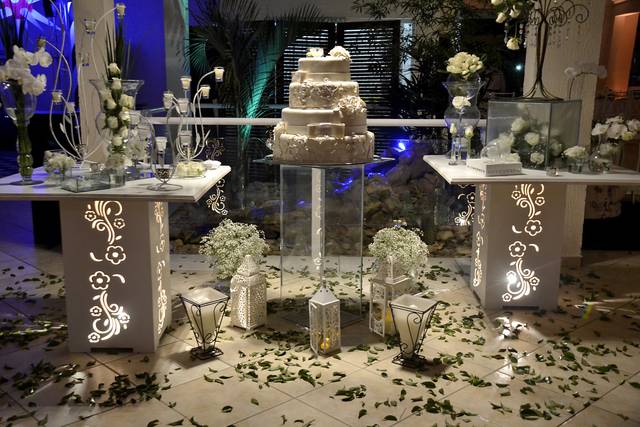 Decoração mesa de bolo