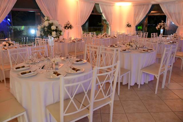 Decoração mesa de convidados