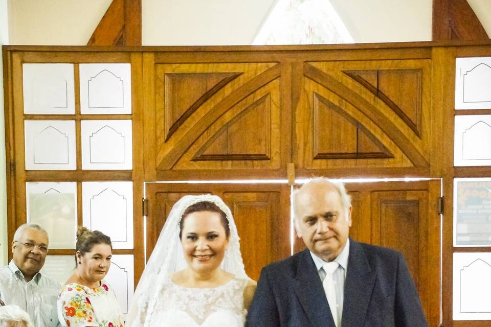 Noiva com pai