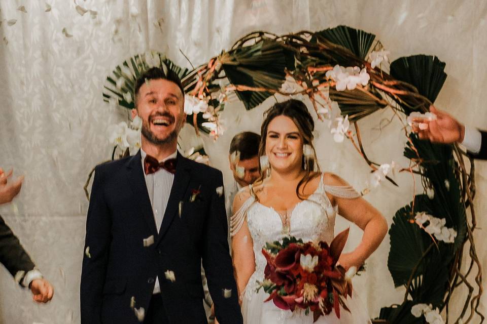 Enfim casados Tuka & Ana