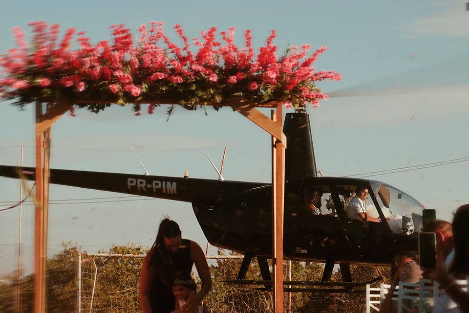 Casamento | Helicóptero