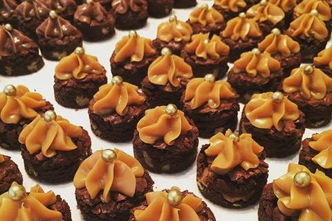 Mini-Brownies Para Casamentos