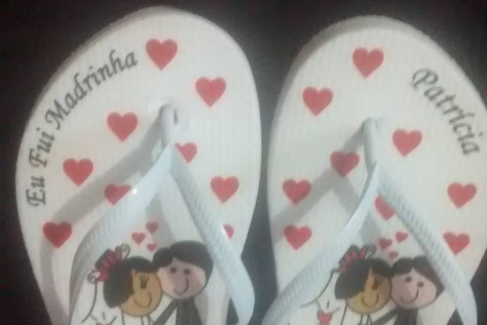 Chinelos madrinha